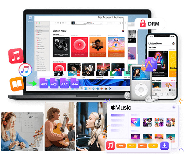 UkeySoft Apple Music Converter convierte musica de Apple a MP3 en Windows Mac