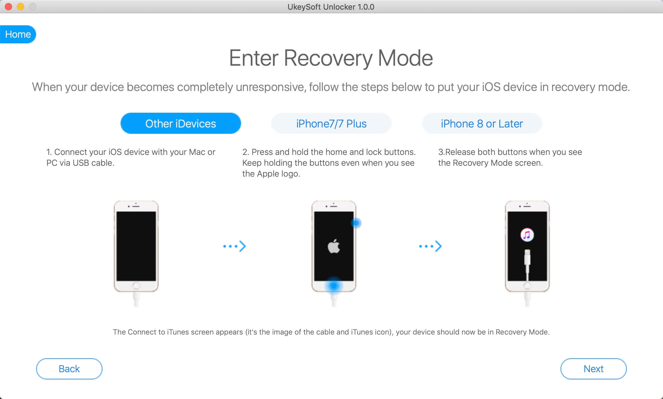 enter recovery mode iphone6s