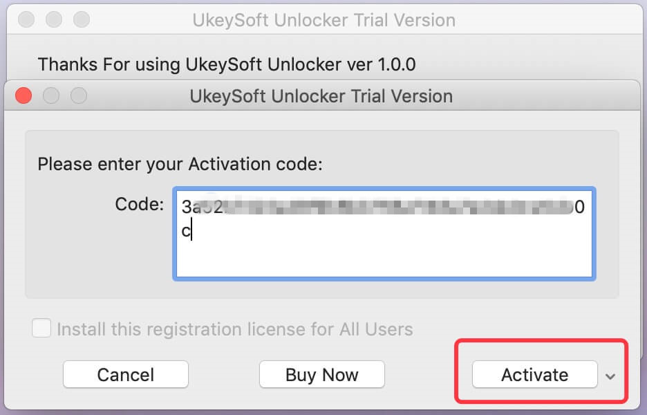 iphone unlocker v2.2 registration code