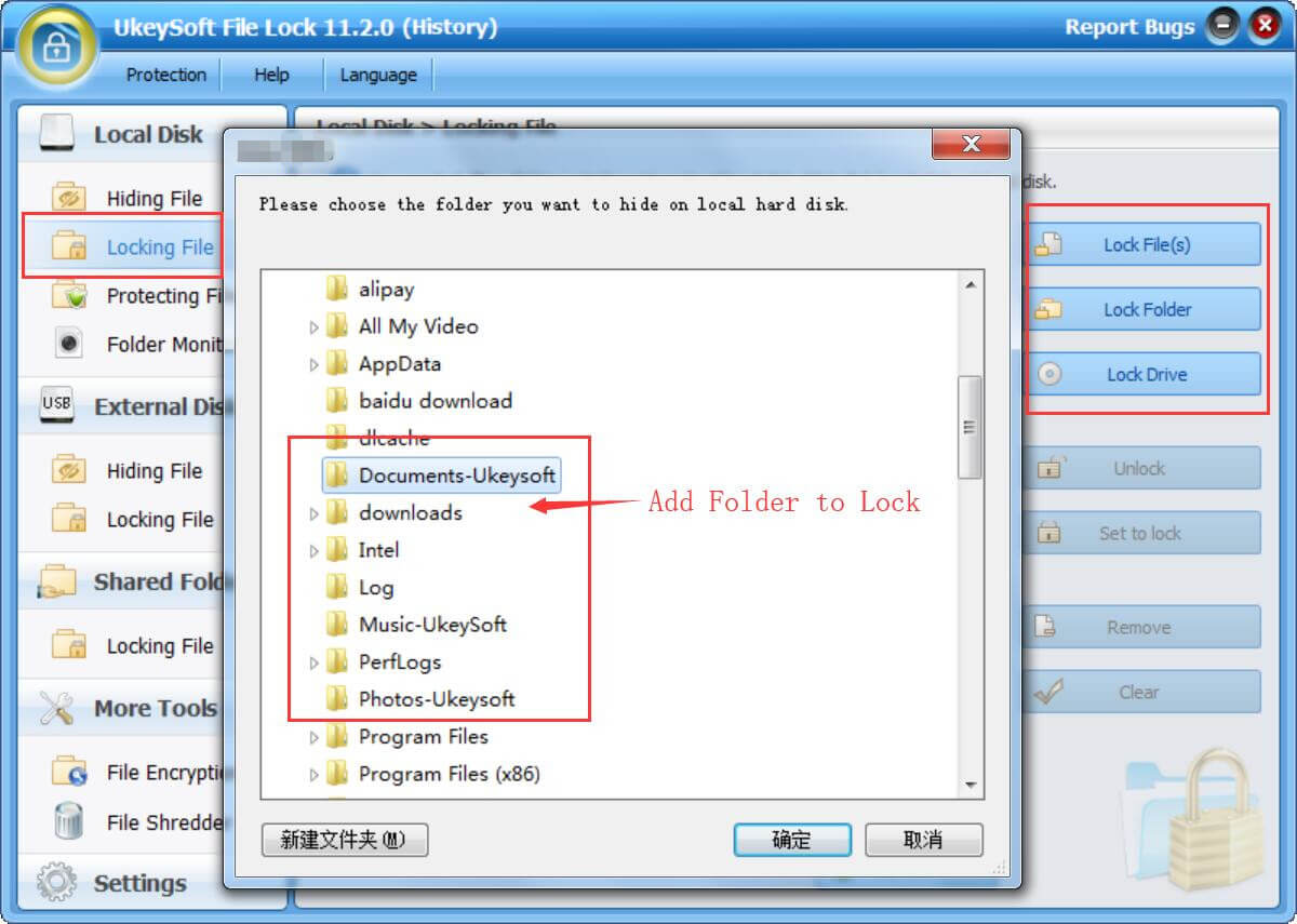 Add files to locked dmg windows 10