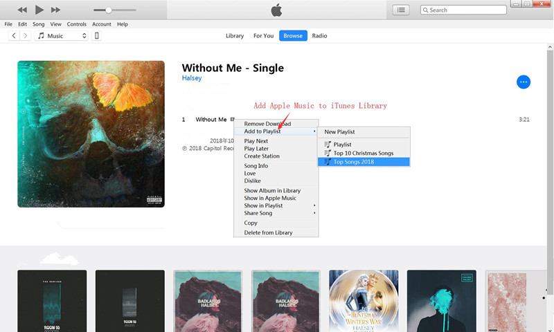 Add Songs and Playlist to iTunes Library