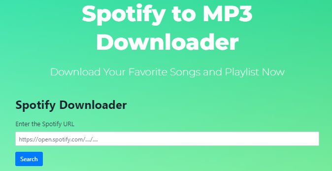 spotify to mp3 downloader