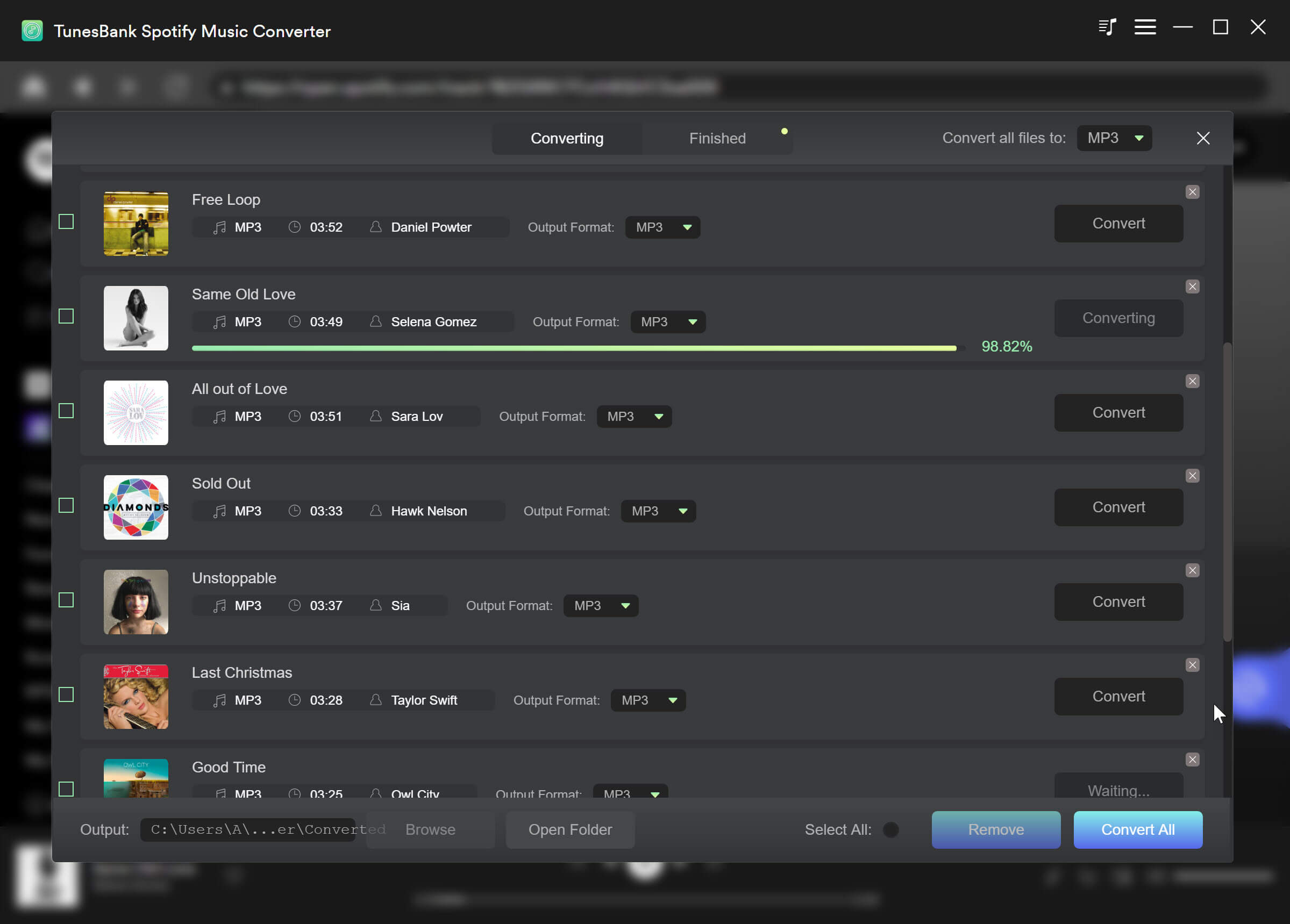 how to get mp3 files from spotify
