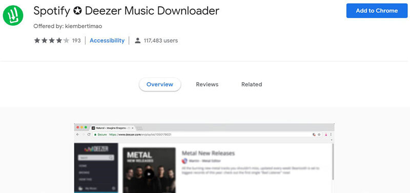 Spotify ✪ Deezer Music Downloader extension