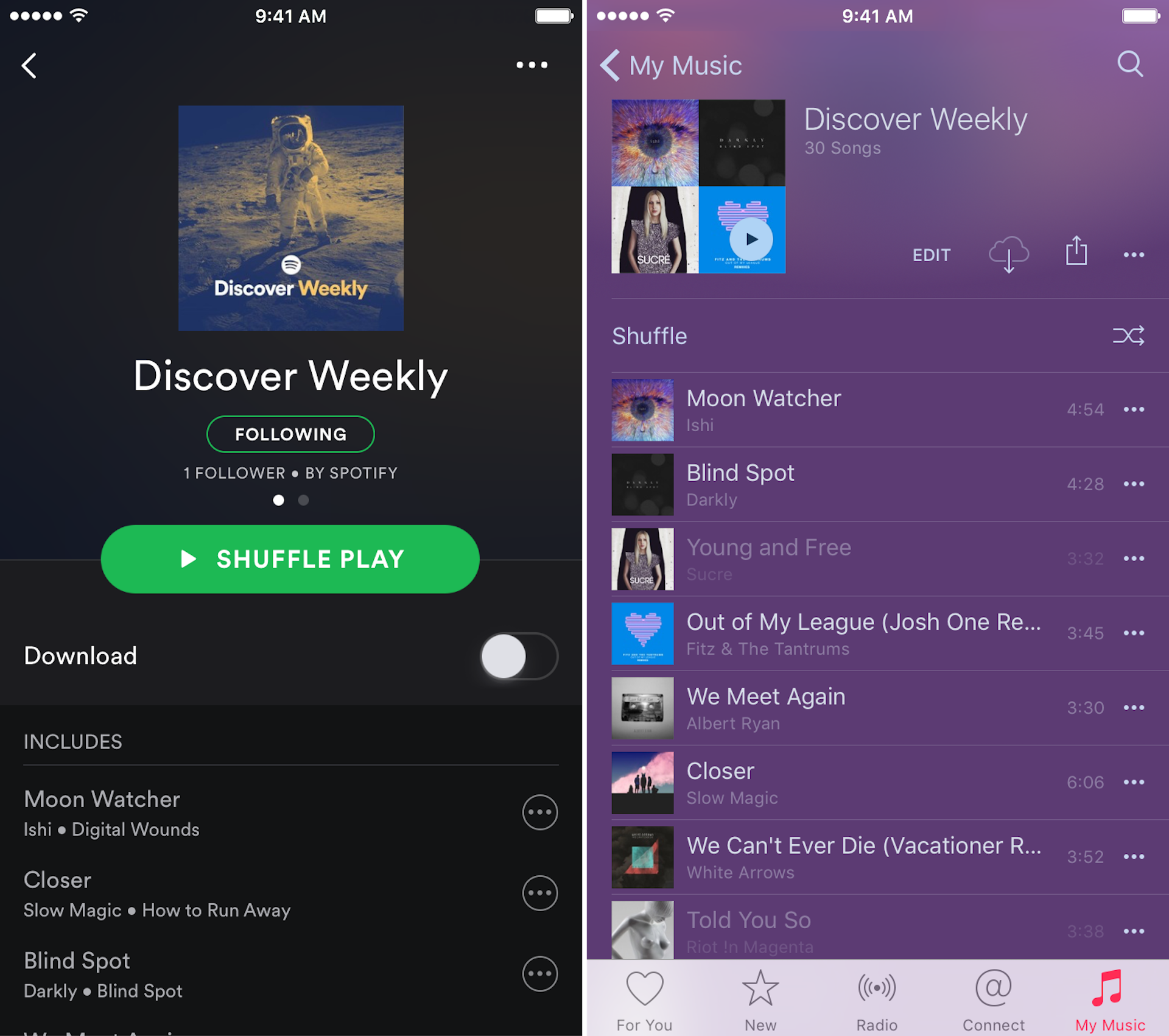 transfer music to spotify on ios