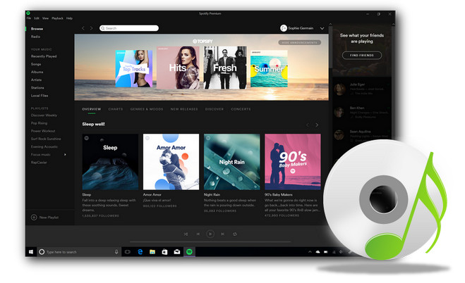 how to burn spotify music to cd