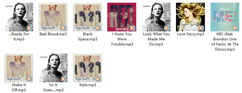 download taylor swift songs to mp3