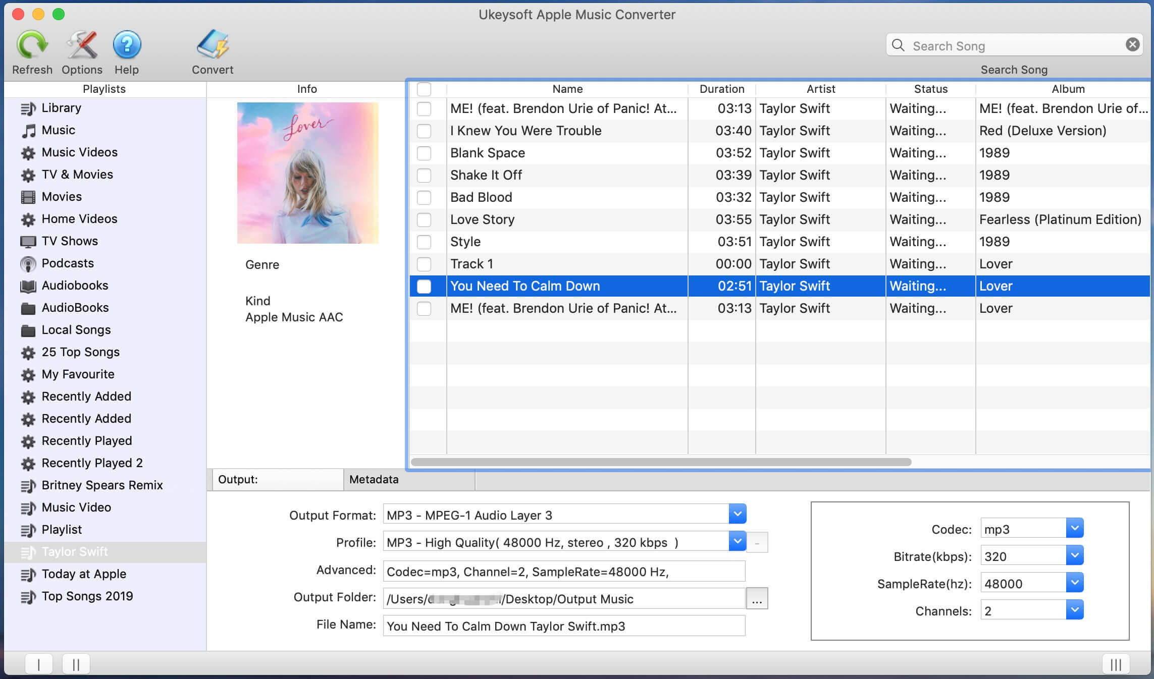 Launch UkeySoft Apple Music Converter