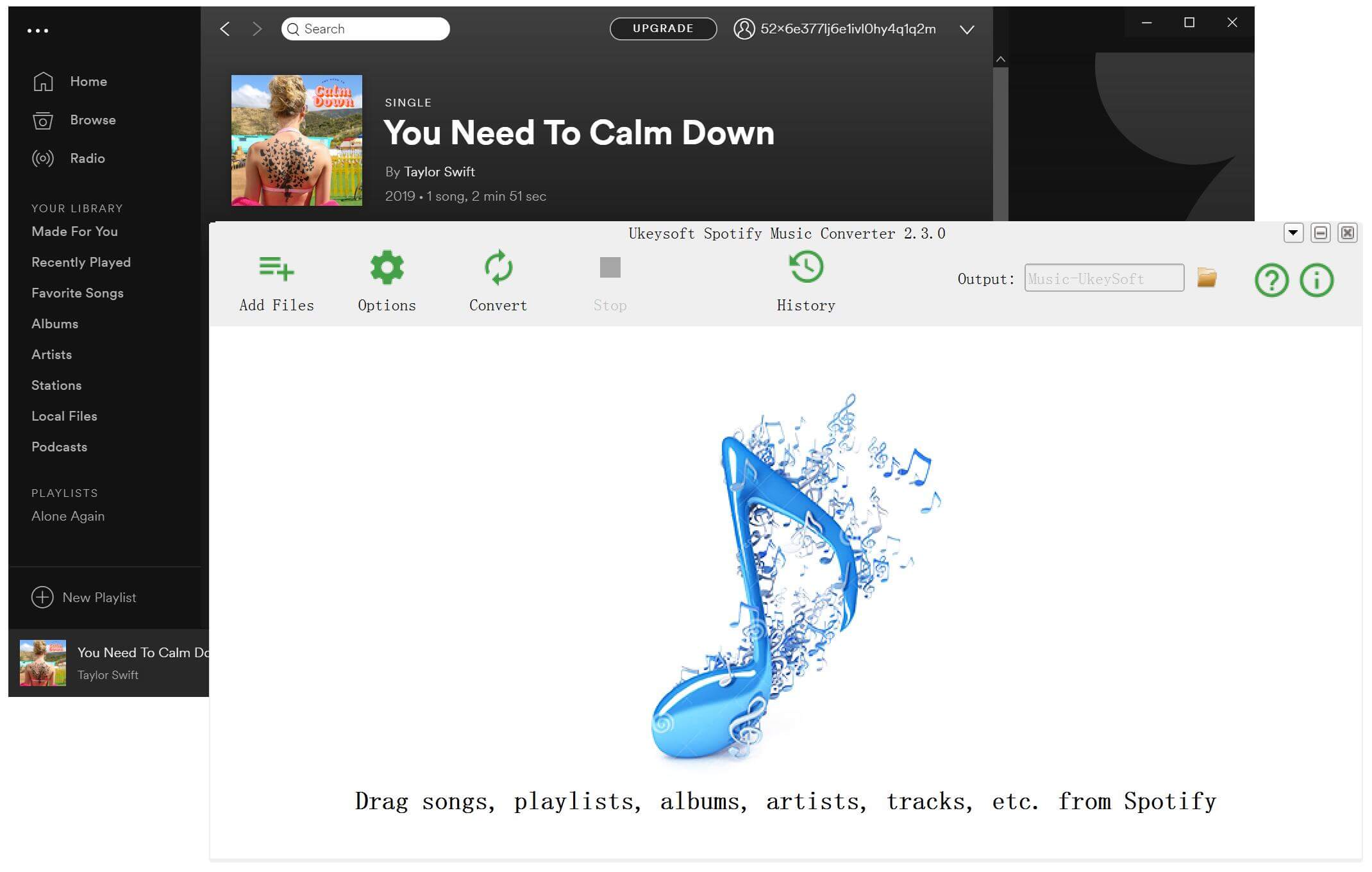 Run UkeySoft Spotify Music Converter