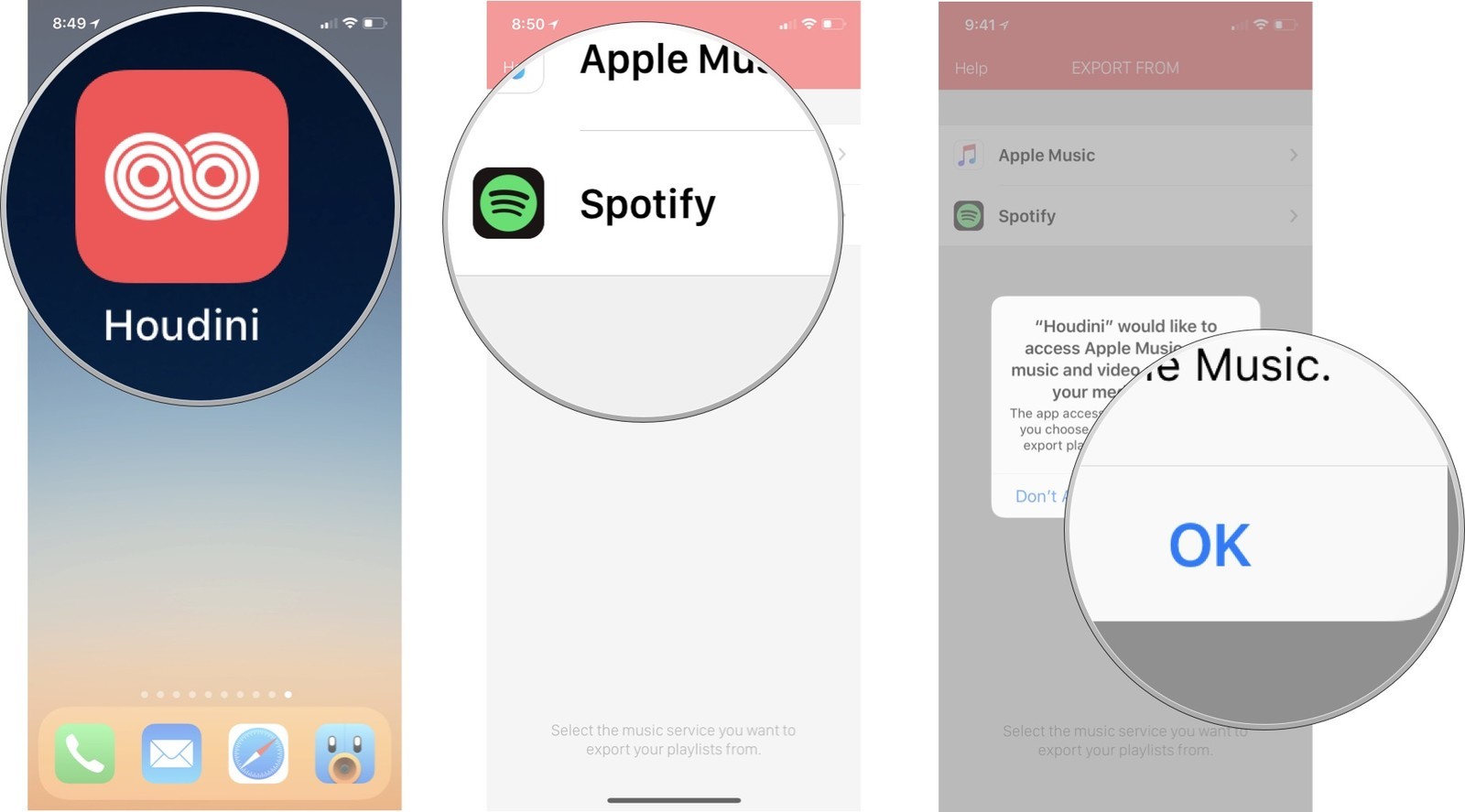 convert spotify playlists to apple music