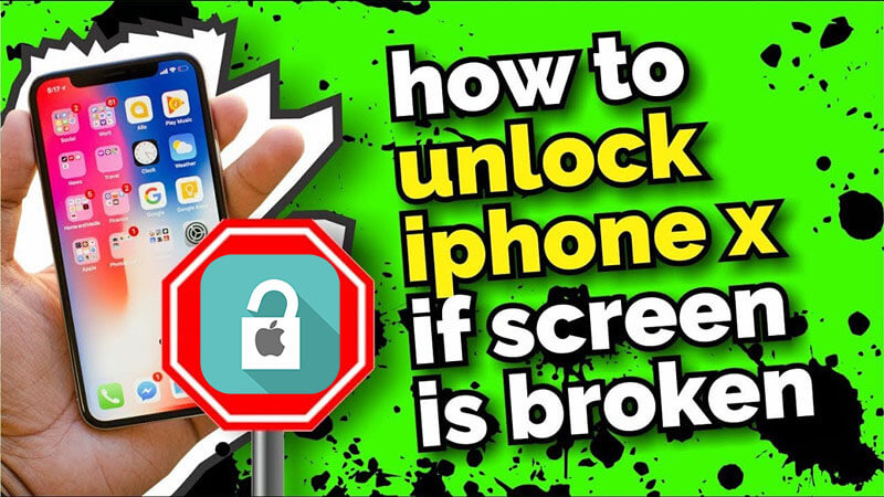 Unlock iPhone with Broken Screen