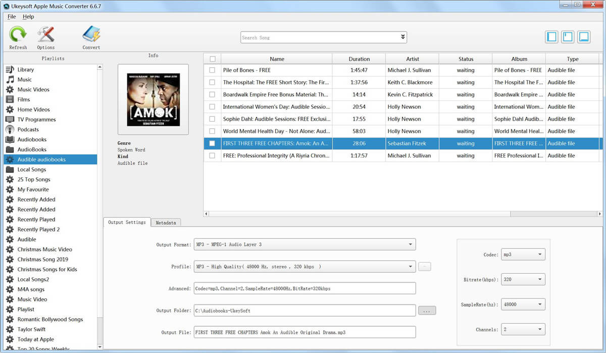 convert audible to mp3 windows 10