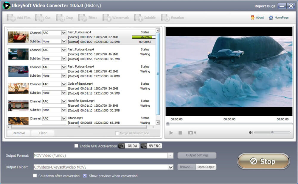 convert MP4 to MOV