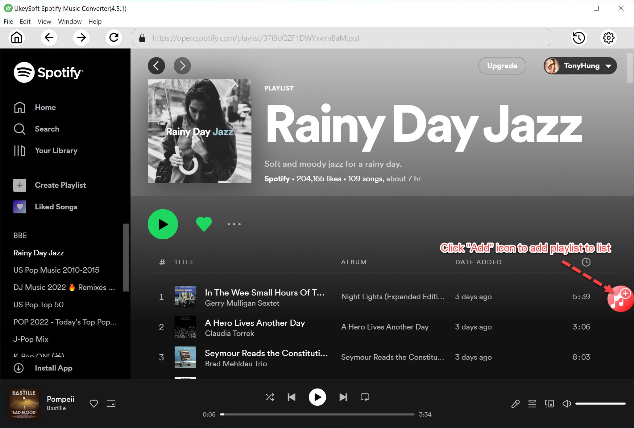 add spotify songs