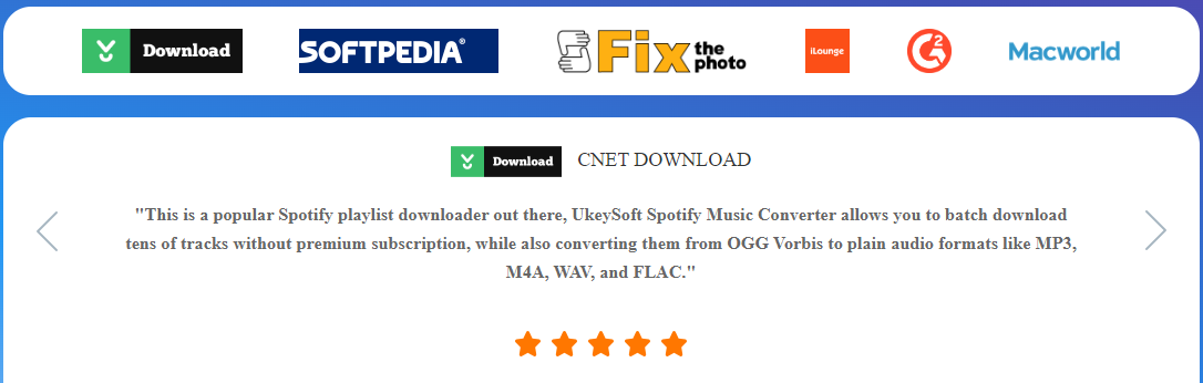 UkeySoft Spotify Music Converter social media review