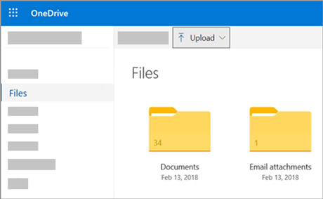 upload music to OneDrive