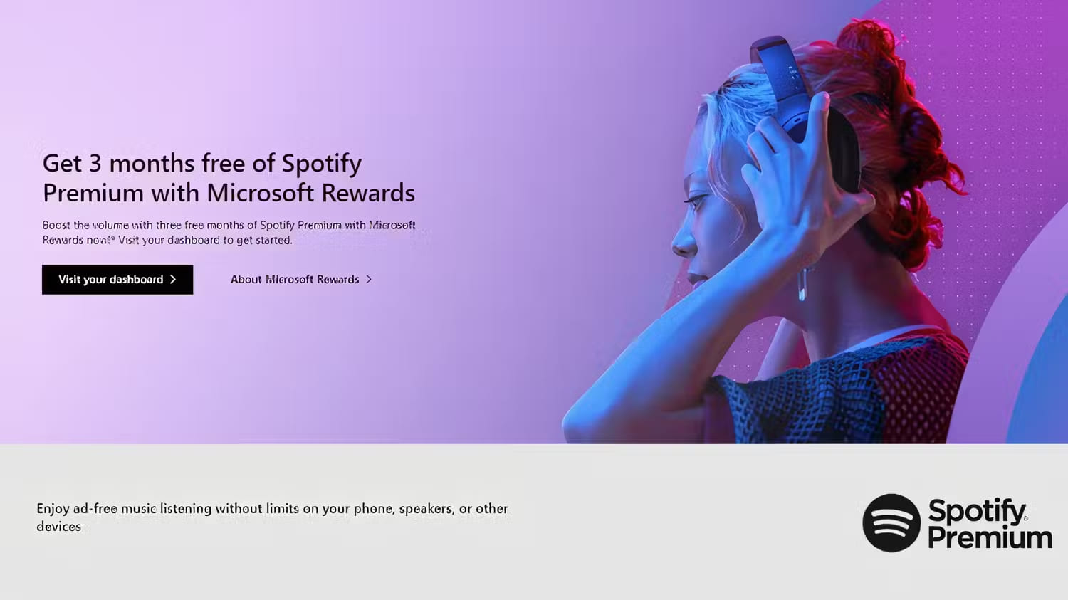 get Spotify Premium for free via Microsoft Rewards