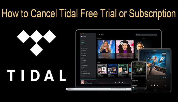 cancel tidal free trial or subscription