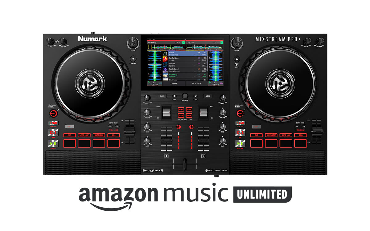 DJ Amazon Music on Mixstream Pro+