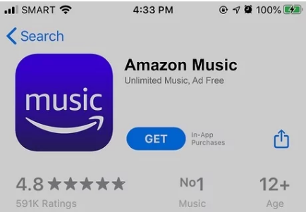 install Amazon Music on iOS