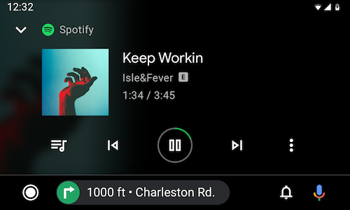 play spoity in android auto