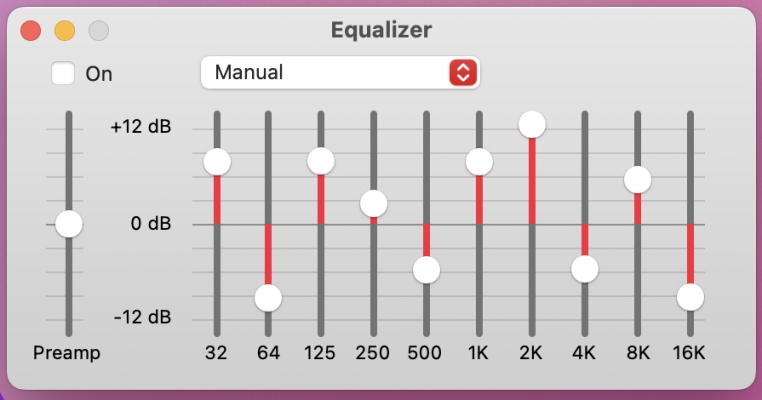 apple music equalizer mac