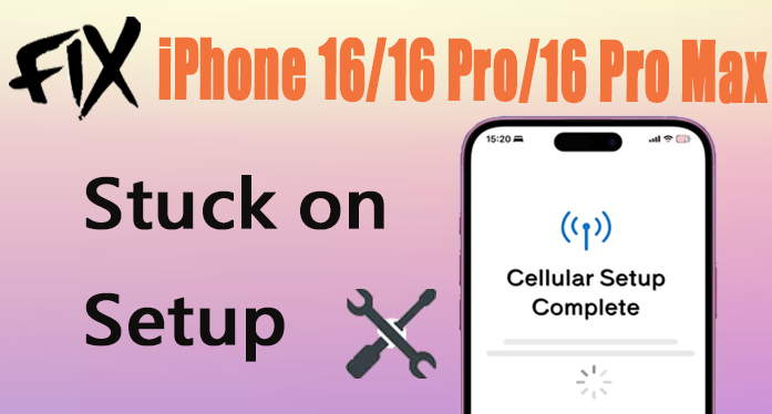 fix iphone 16 stuck on setup