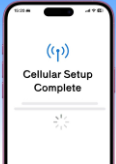 iPhone 16 stuck on Cellular Setup Complete