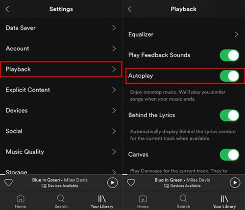 spotify autoplay iphone