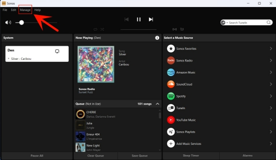 upload spotify music to Sonos