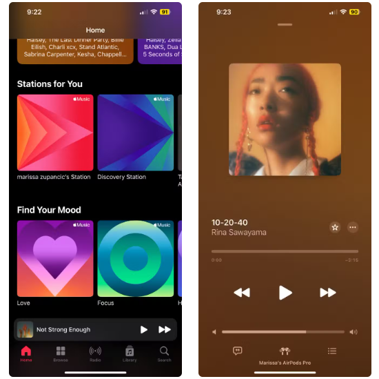 discover new music in Apple Music - Personal and Discovery Stations