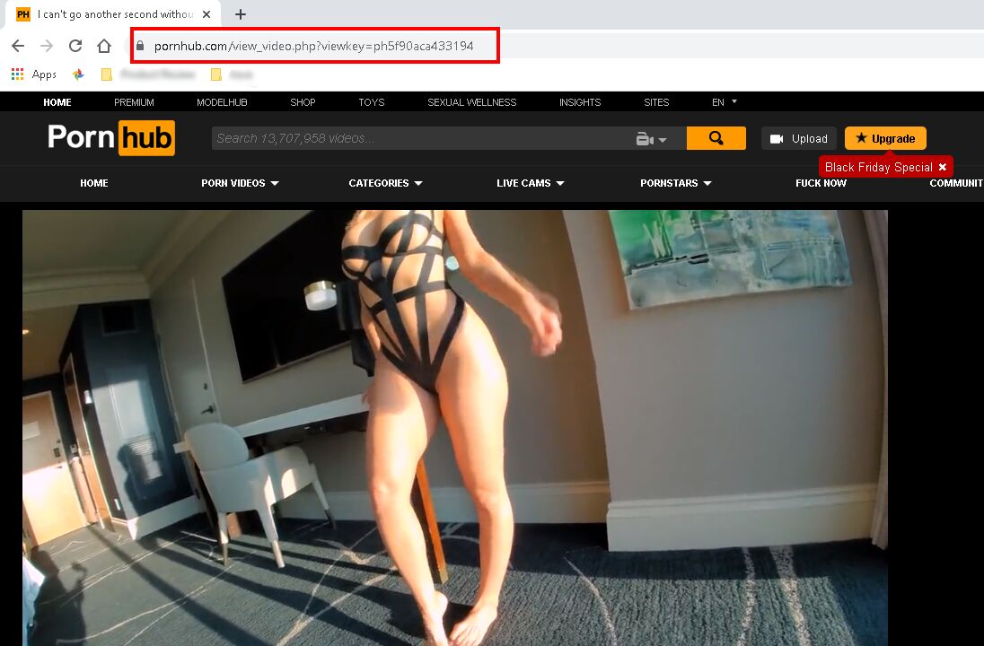 copy PornHub video link